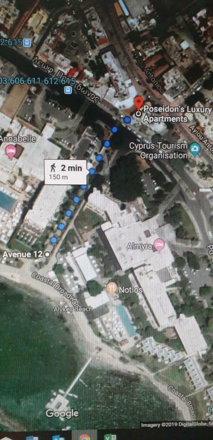 Poseidon'S Luxury Apartment Paphos Esterno foto